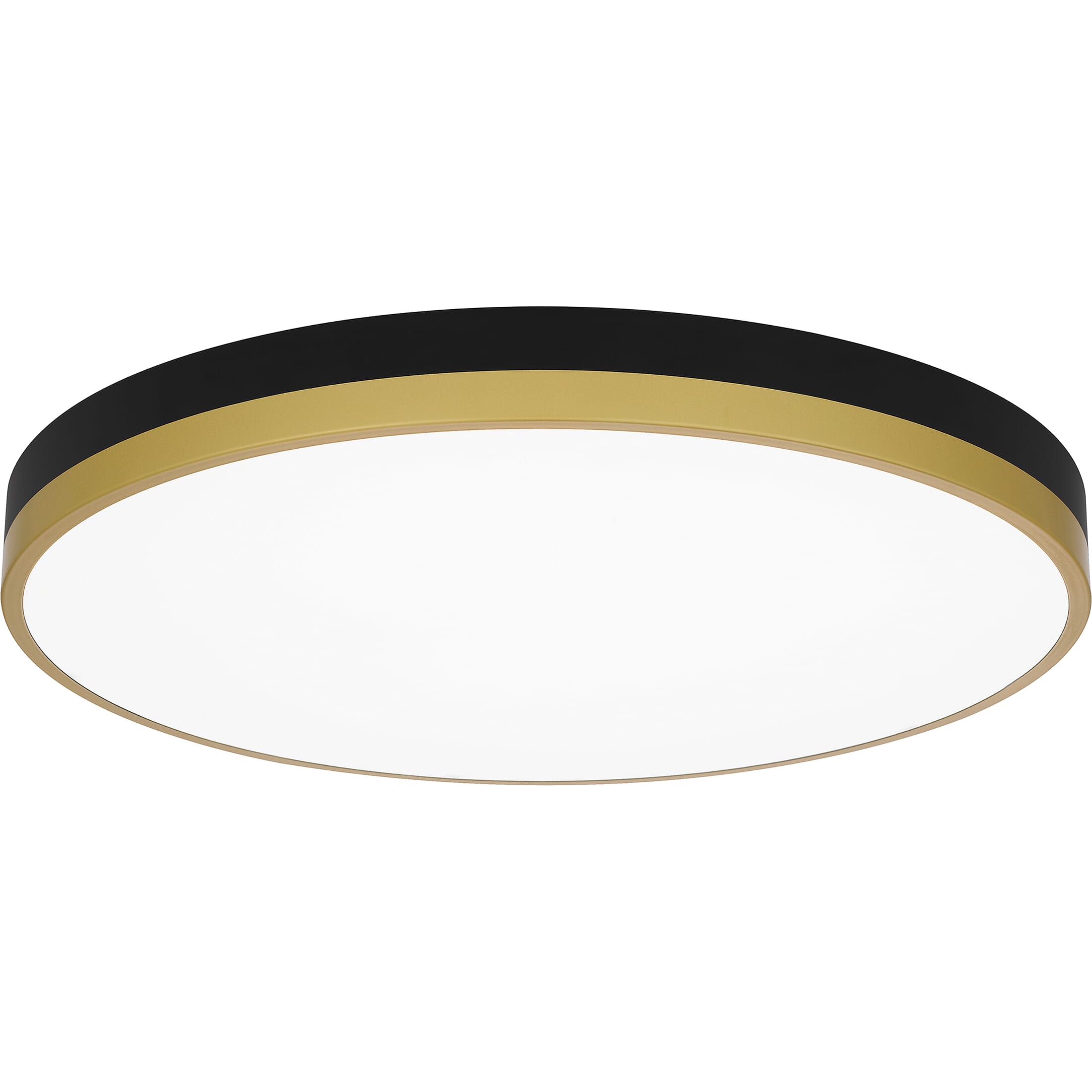 Weldin LED Flush Mount in Matte Black Gold