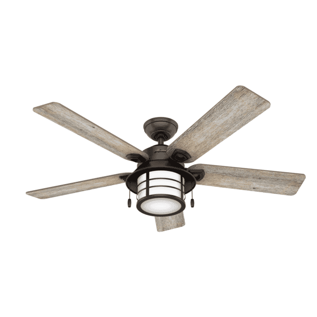 Light 54 Indoor Outdoor Ceiling Fan, Hunter Outdoor Ceiling Fans