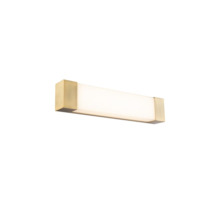 WAC Mercer 3000K Bathroom Vanity Light in Aged Brass WAC Mercer 3000K Bathroom Vanity Light in Aged Brass
