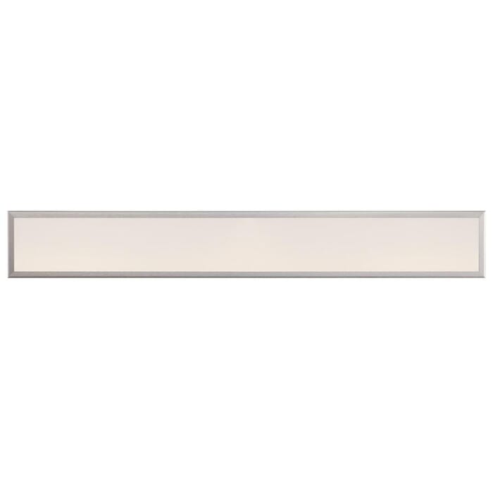 Modern Forms Neo Bathroom Vanity Light in Brushed Aluminum Modern Forms Neo Bathroom Vanity Light in Brushed Aluminum