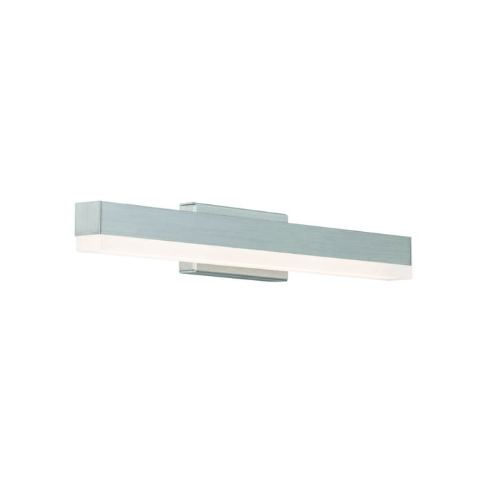 WAC Styx Bathroom Vanity Light in Brushed Aluminum WAC Styx Bathroom Vanity Light in Brushed Aluminum