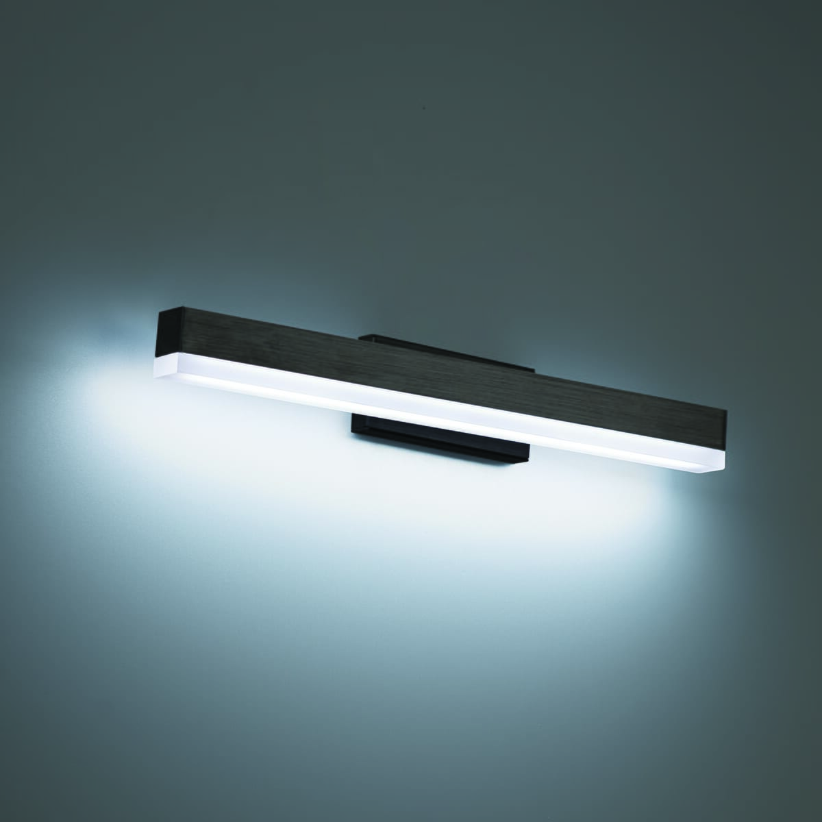 WAC Styx Bathroom Vanity Light in Black - WS-41119-BK