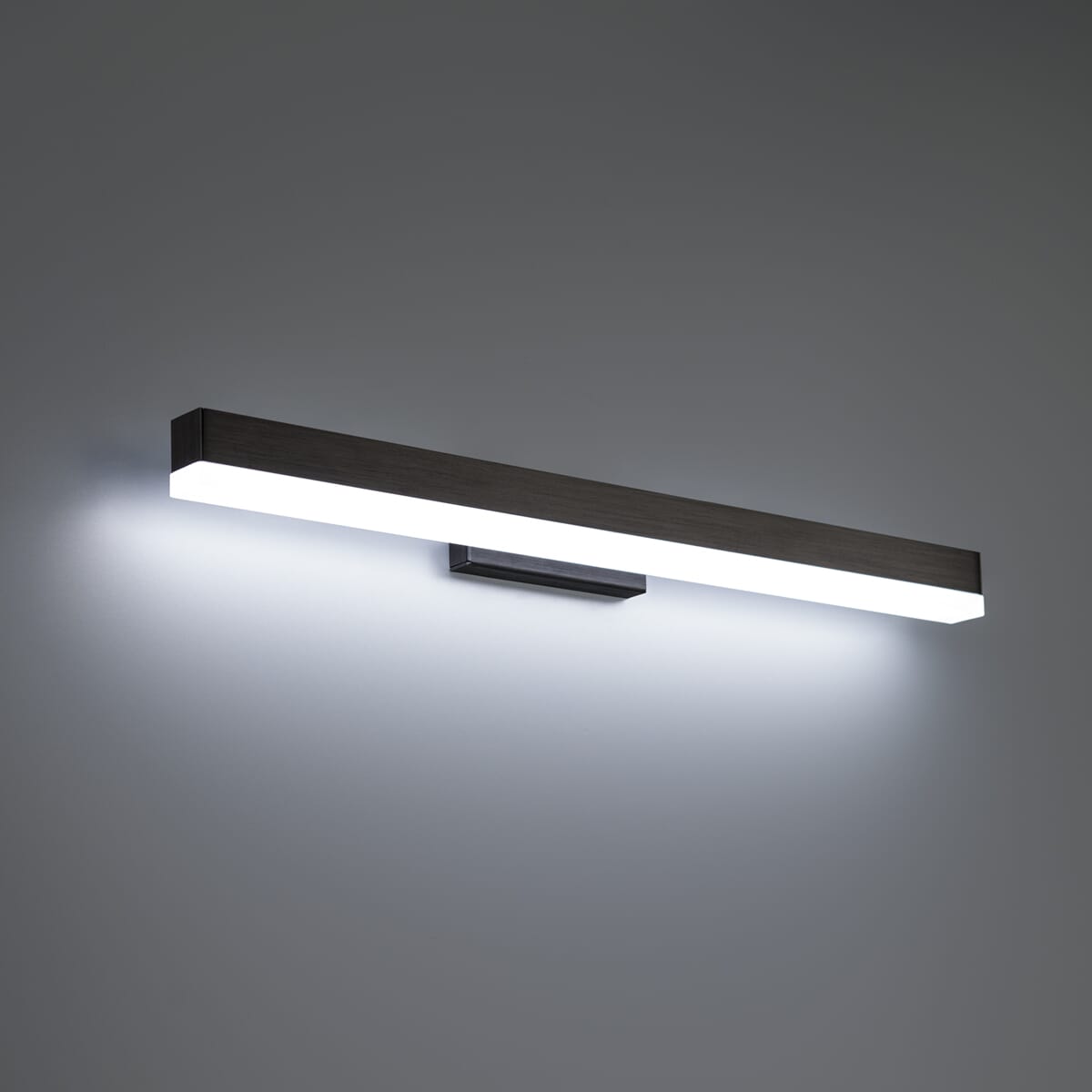 WAC Styx Bathroom Vanity Light in Black - WS-41125-BK