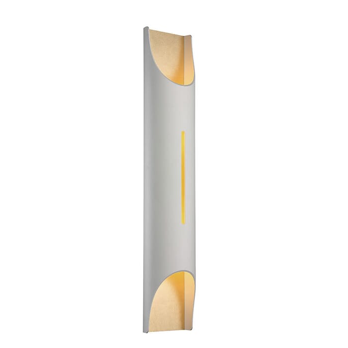 Modern Forms Mulholland 32" Wall Sconce in White Gold Leaf Modern Forms Mulholland 32" Wall Sconce in White Gold Leaf