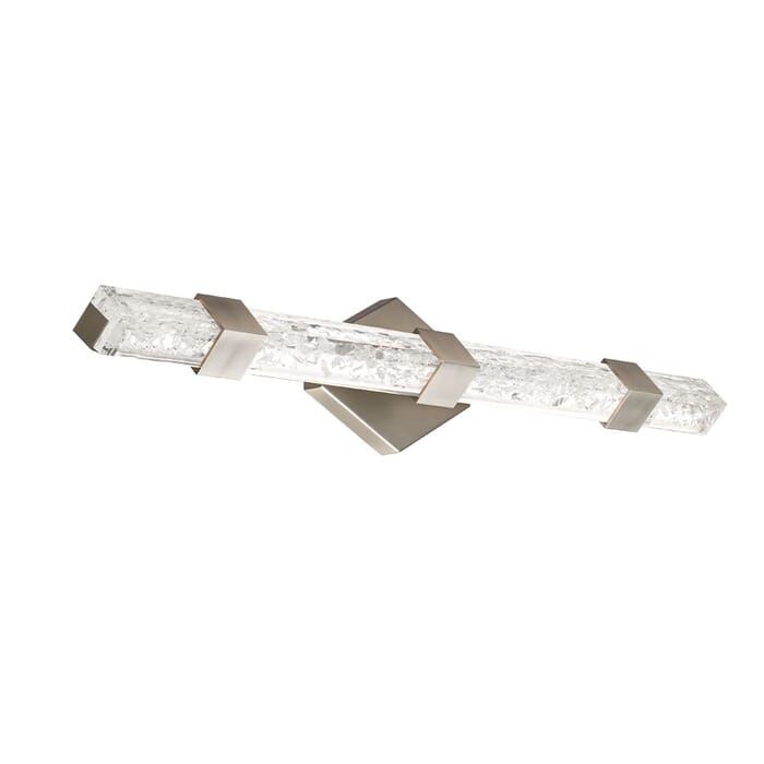 Modern Forms Regal Bathroom Vanity Light in Brushed Nickel Modern Forms Regal Bathroom Vanity Light in Brushed Nickel