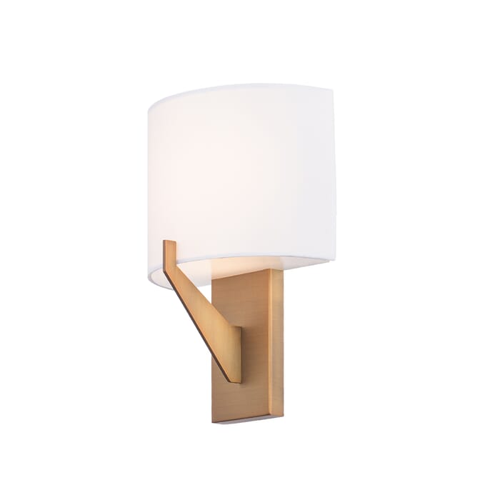WAC Fitzgerald 2700K Wall Sconce in Aged Brass WAC Fitzgerald 2700K Wall Sconce in Aged Brass