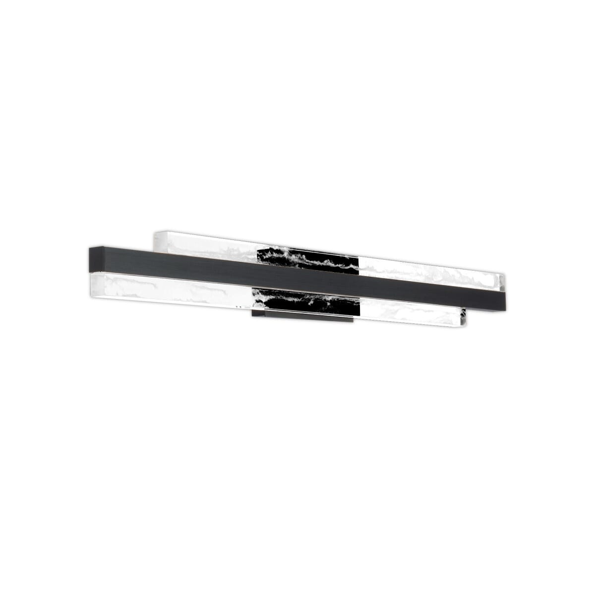 Black LED Bath Light from the Tandem Collection
