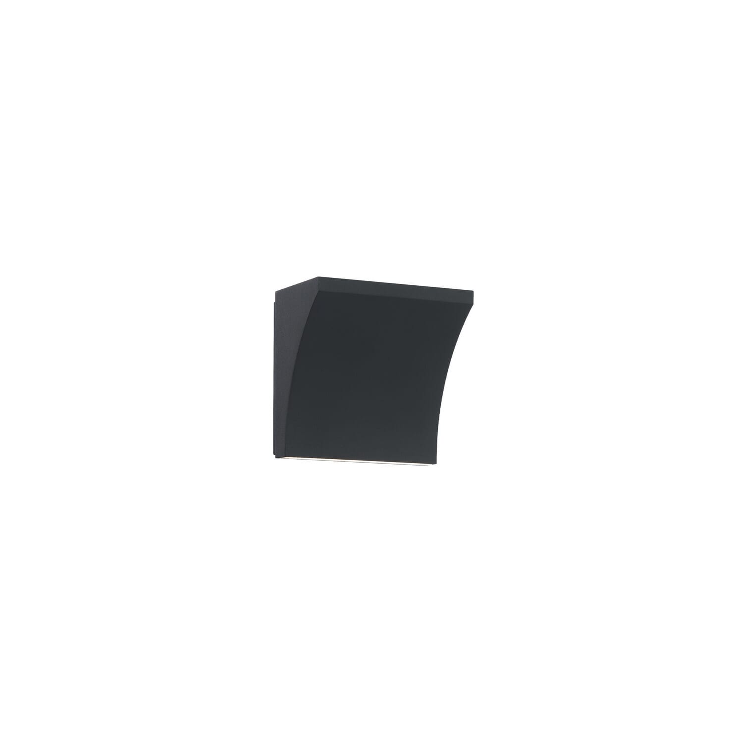 Black LED Wall Sconce from the Cornice Collection