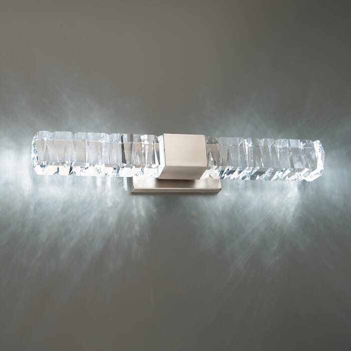 Modern Forms Juliet Bathroom Vanity Light in Brushed Nickel Modern Forms Juliet Bathroom Vanity Light in Brushed Nickel