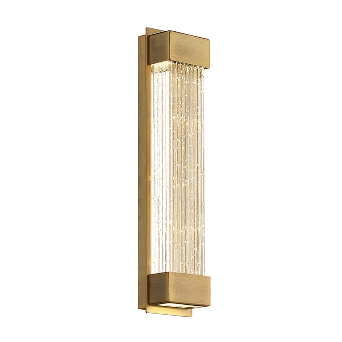 Modern Forms Tower 14" Wall Sconce in Aged Brass Modern Forms Tower 14" Wall Sconce in Aged Brass