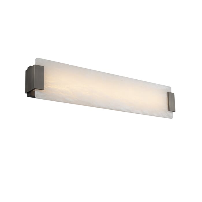 Modern Forms Quarry Bathroom Vanity Light in Brushed Nickel Modern Forms Quarry Bathroom Vanity Light in Brushed Nickel