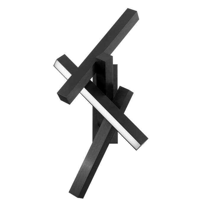 Modern Forms Chaos Wall Sconce in Black Modern Forms Chaos Wall Sconce in Black