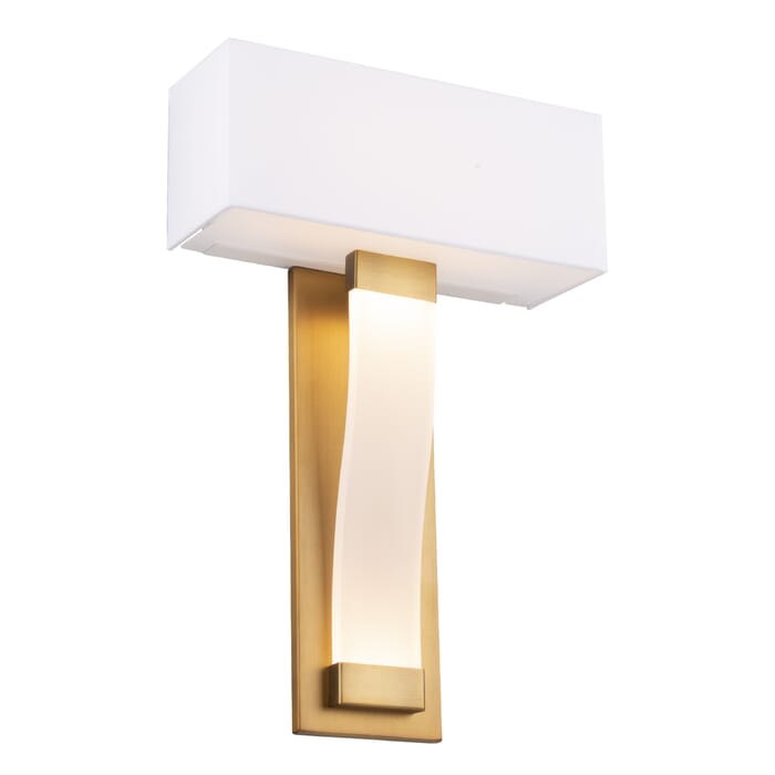 Modern Forms Diplomat Wall Sconce in Aged Brass Modern Forms Diplomat Wall Sconce in Aged Brass