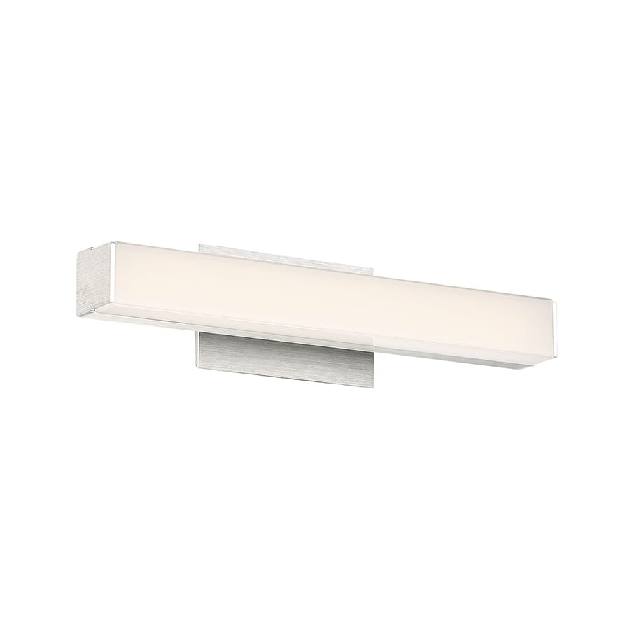 Brushed Aluminum LED Bathroom Vanity from the Brink Collection