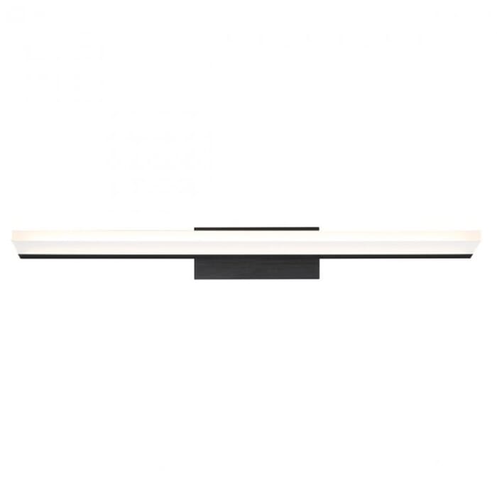 WAC Level 3500K Bathroom Vanity Light in Black WAC Level 3500K Bathroom Vanity Light in Black