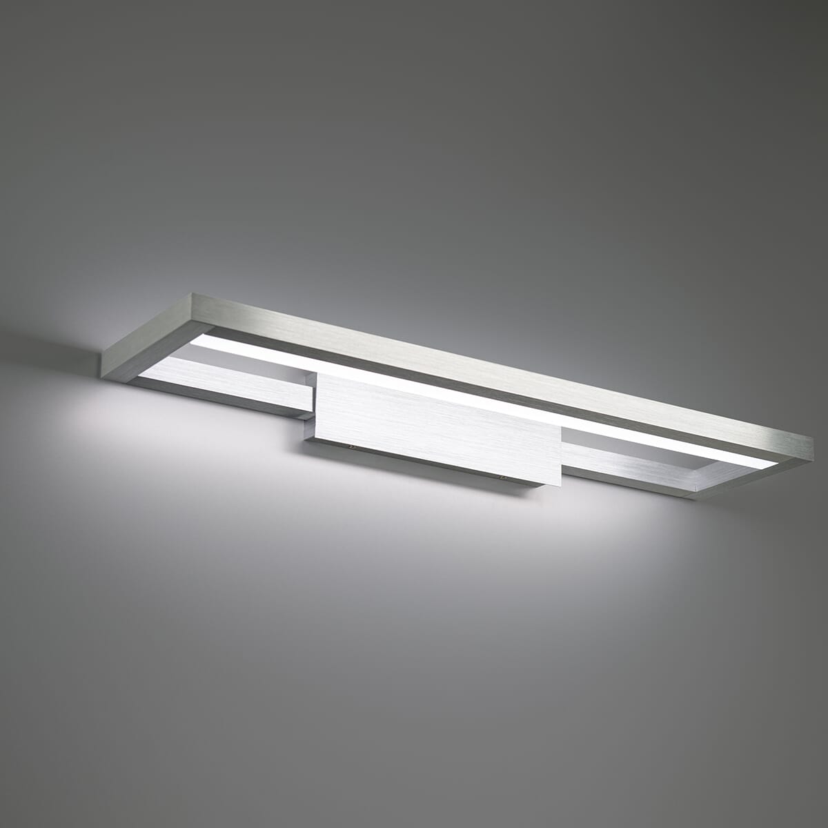 WAC View 3000K Bathroom Vanity Light in Brushed Aluminum - WS-89120-30-AL