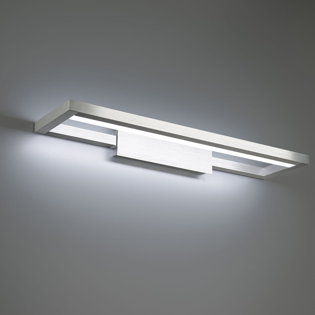 WAC View 3500K Bathroom Vanity Light in Brushed Aluminum - WS-89120-35-AL