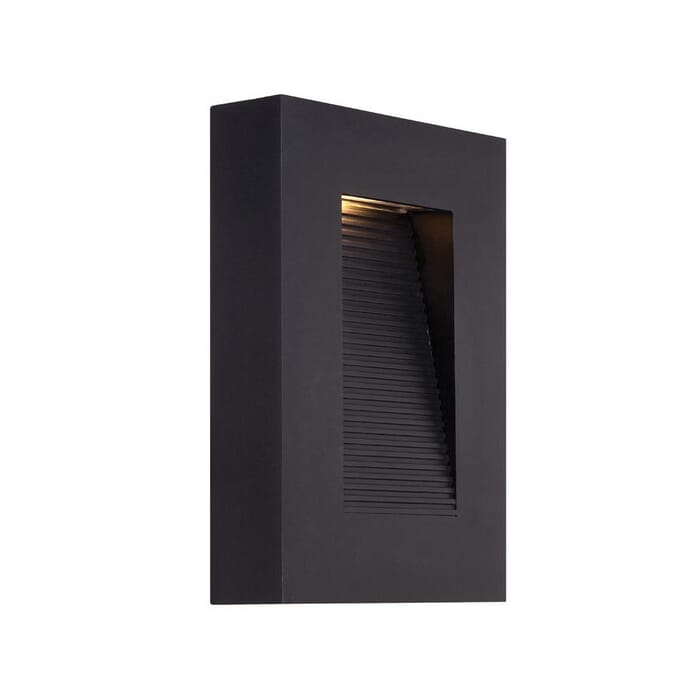 Modern Forms Urban 2-Light Outdoor Wall Light in Black Modern Forms Urban 2-Light Outdoor Wall Light in Black