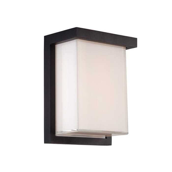 Modern Forms Ledge 1-Light Outdoor Wall Light in Black Modern Forms Ledge 1-Light Outdoor Wall Light in Black
