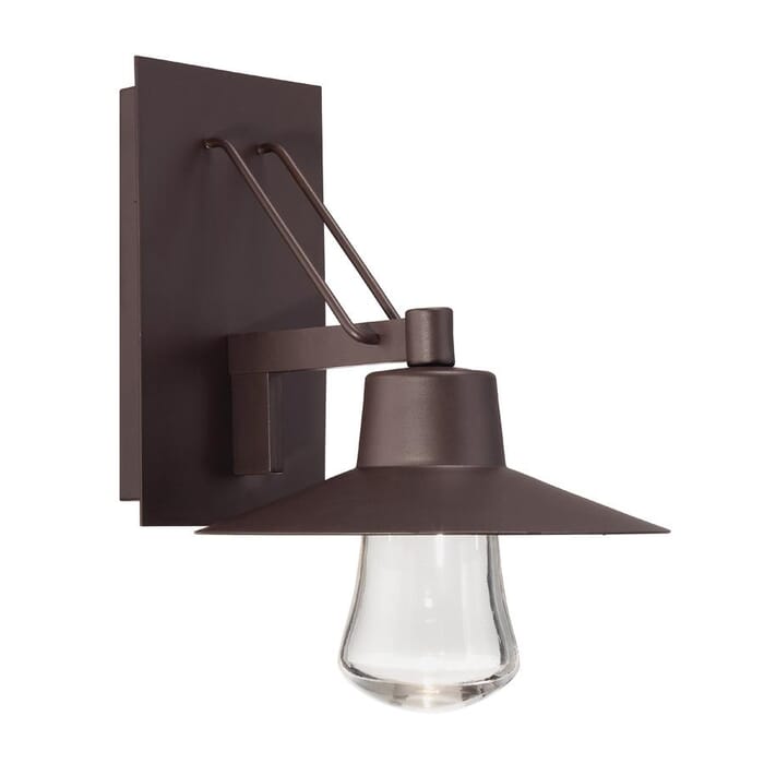 Modern Forms Suspense 1-Light Outdoor Wall Light in Bronze Modern Forms Suspense 1-Light Outdoor Wall Light in Bronze