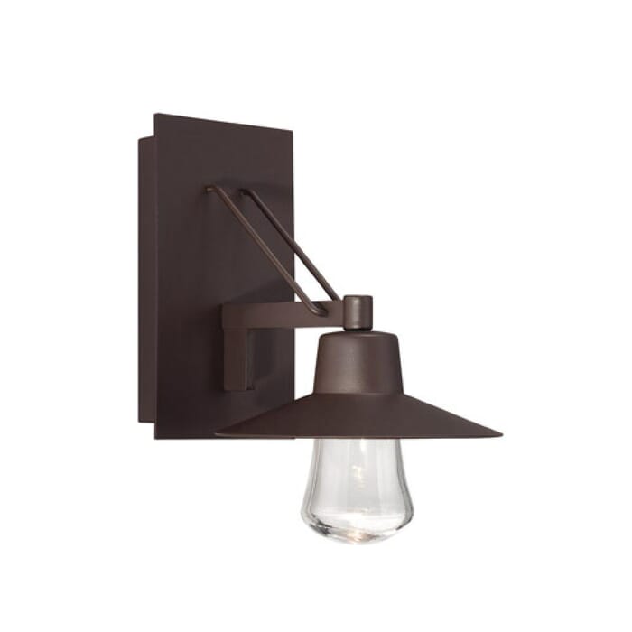 Modern Forms Suspense 1-Light Outdoor Wall Light in Bronze Modern Forms Suspense 1-Light Outdoor Wall Light in Bronze