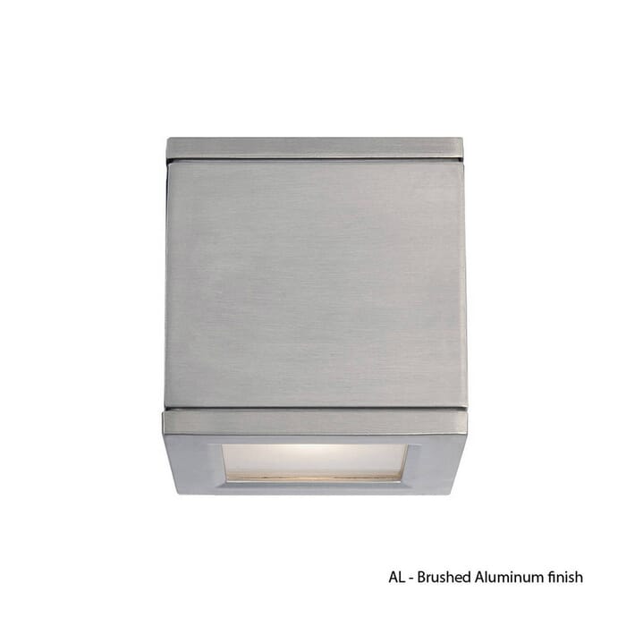 WAC Lighting Rubix LED Indoor/Outdoor Wall Light in Brushed Aluminum WAC Lighting Rubix LED Indoor/Outdoor Wall Light in Brushed Aluminum
