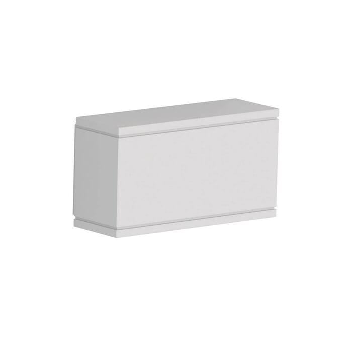 WAC Lighting Rubix LED Indoor/Outdoor Rectangular Wall Light in White WAC Lighting Rubix LED Indoor/Outdoor Rectangular Wall Light in White