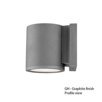 WAC Lighting 120V Tube LED Indoor/Outdoor Wall Light in Graphite