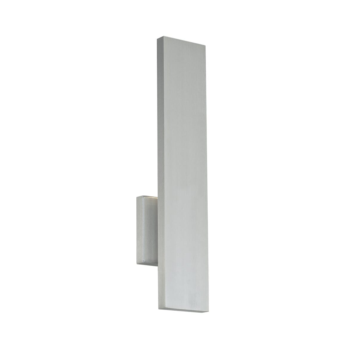 WAC Stag 3500K Outdoor Wall Light in Brushed Aluminum