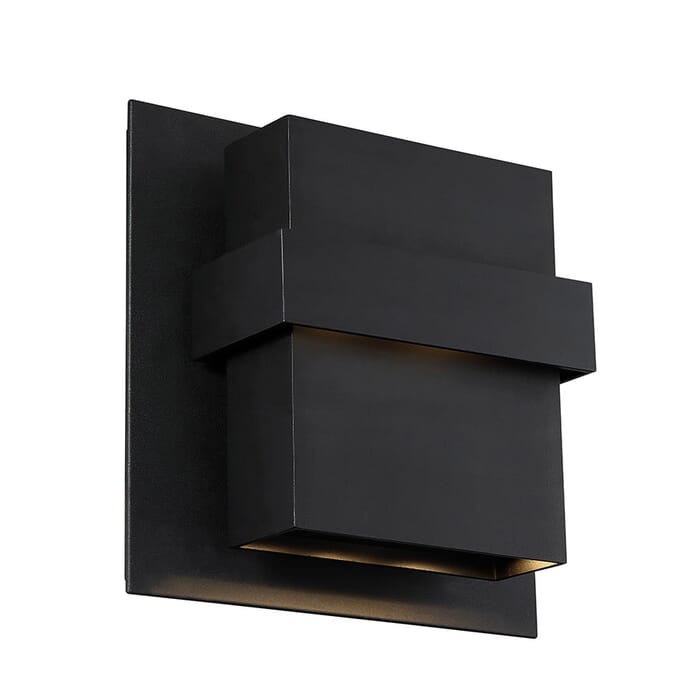 Modern Forms Pandora 11" Outdoor Wall Light in Black Modern Forms Pandora 11" Outdoor Wall Light in Black