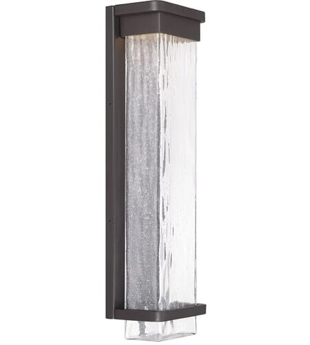 Modern Forms Vitrine 21" Outdoor Wall Light in Bronze