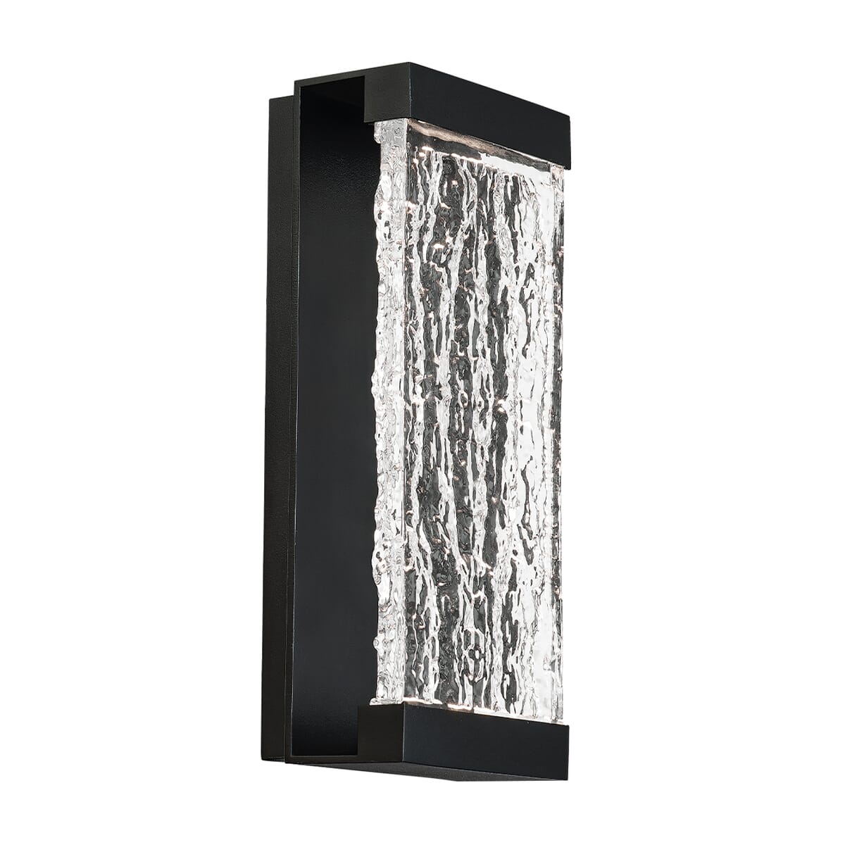 WAC Fusion 3000K 2-Light Outdoor Wall Light in Black