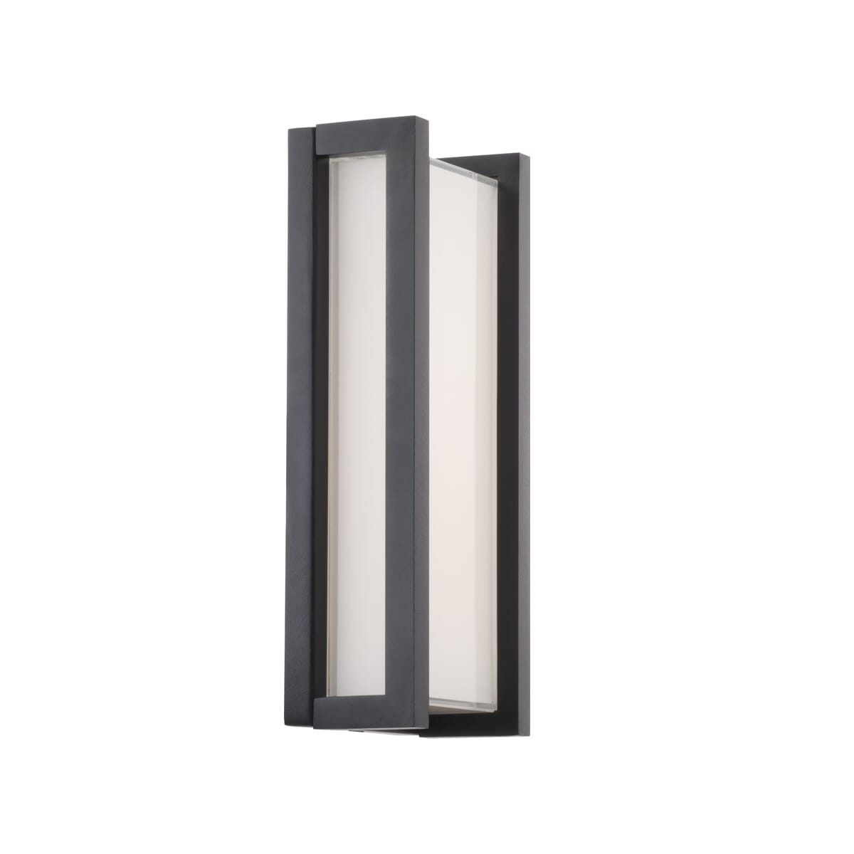 WAC Axel 3000K Outdoor Wall Light in Black