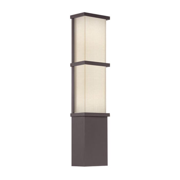 Modern Forms Elevation 1-Light Outdoor Wall Light in Bronze Modern Forms Elevation 1-Light Outdoor Wall Light in Bronze