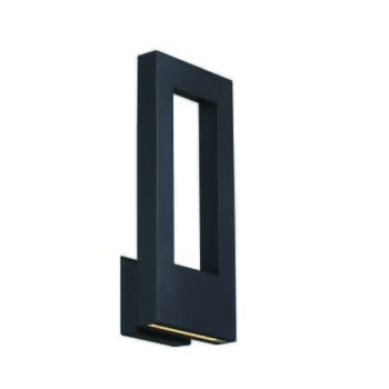 Modern Forms Twillight 16" Outdoor Wall Light in Black