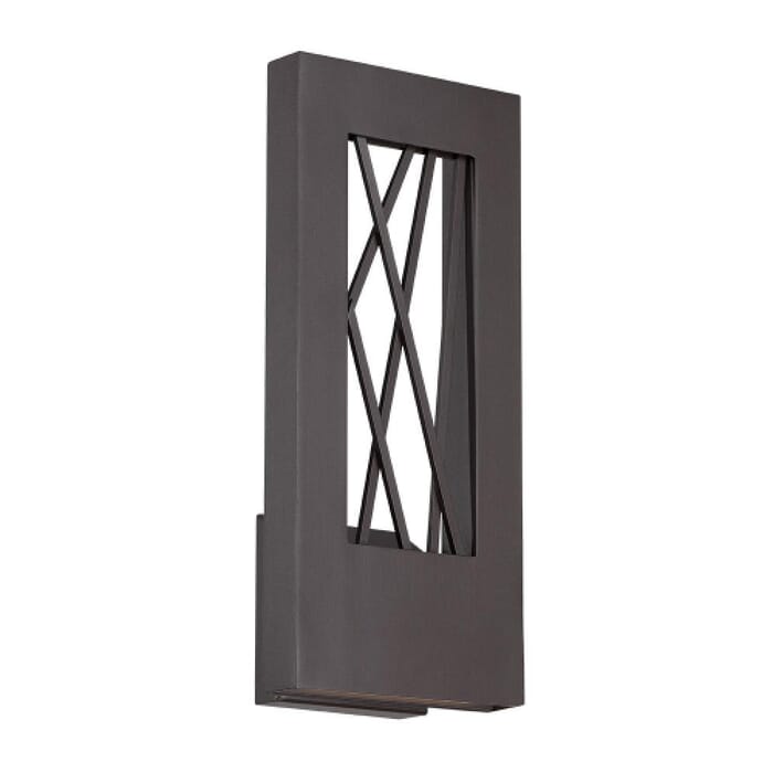 Modern Forms Twilight 2-Light Outdoor Wall Light in Bronze Modern Forms Twilight 2-Light Outdoor Wall Light in Bronze