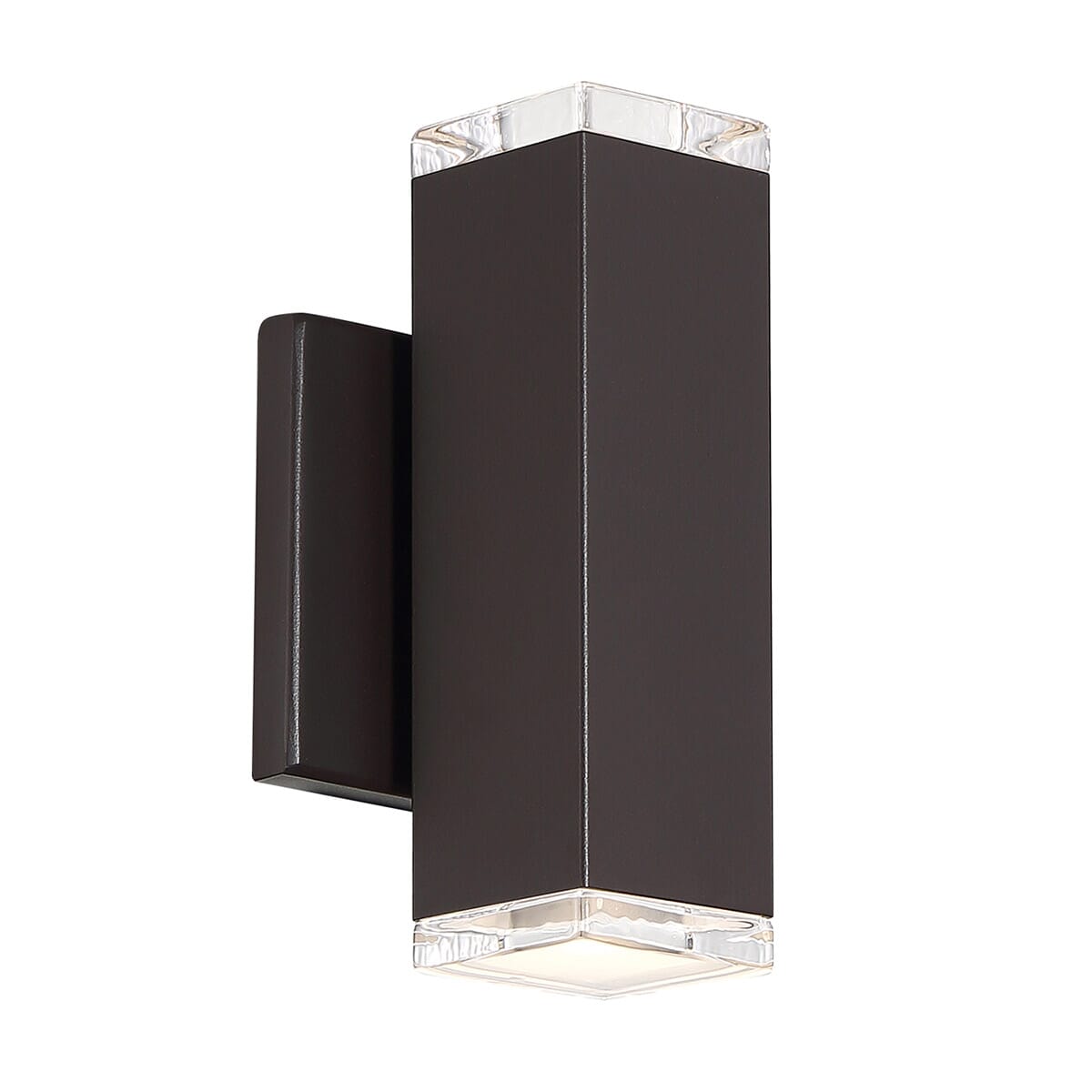 WAC Block 3000K Outdoor Wall Light in Bronze