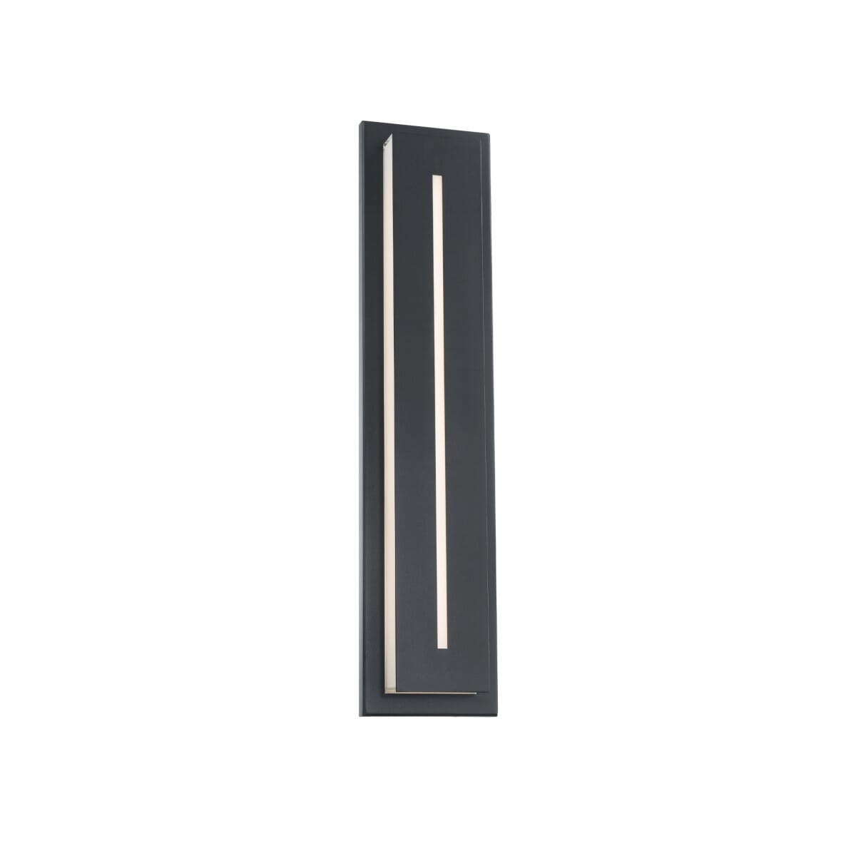 Black LED Outdoor Wall Sconce from the Midnight Collection
