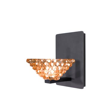 WAC Lighting 120V Giselle LED Wall Sconce w/ Champagne Diamond Shade in Rubbed Bronze