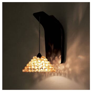 WAC Lighting 120V Giselle LED Pendant Wall Sconce w/ Champagne Shade in Rubbed Bronze