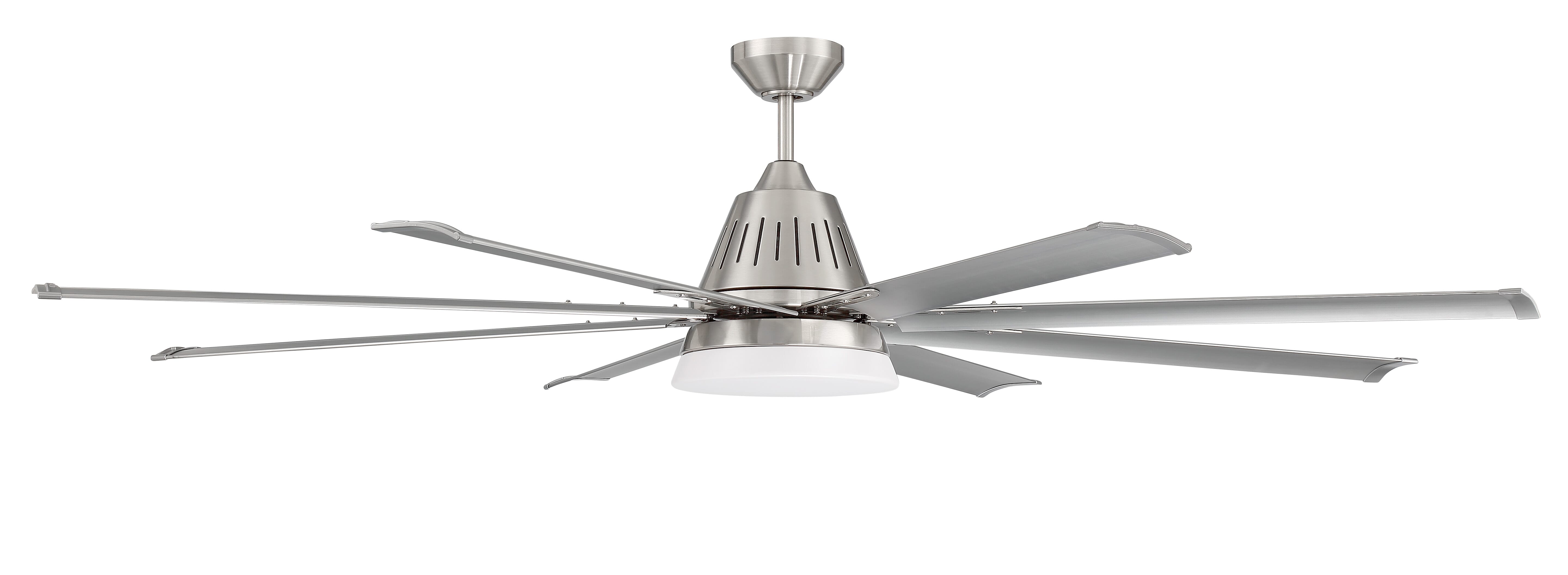 Craftmade Wingtip Indoor Ceiling Fan in Brushed Polished Nickel