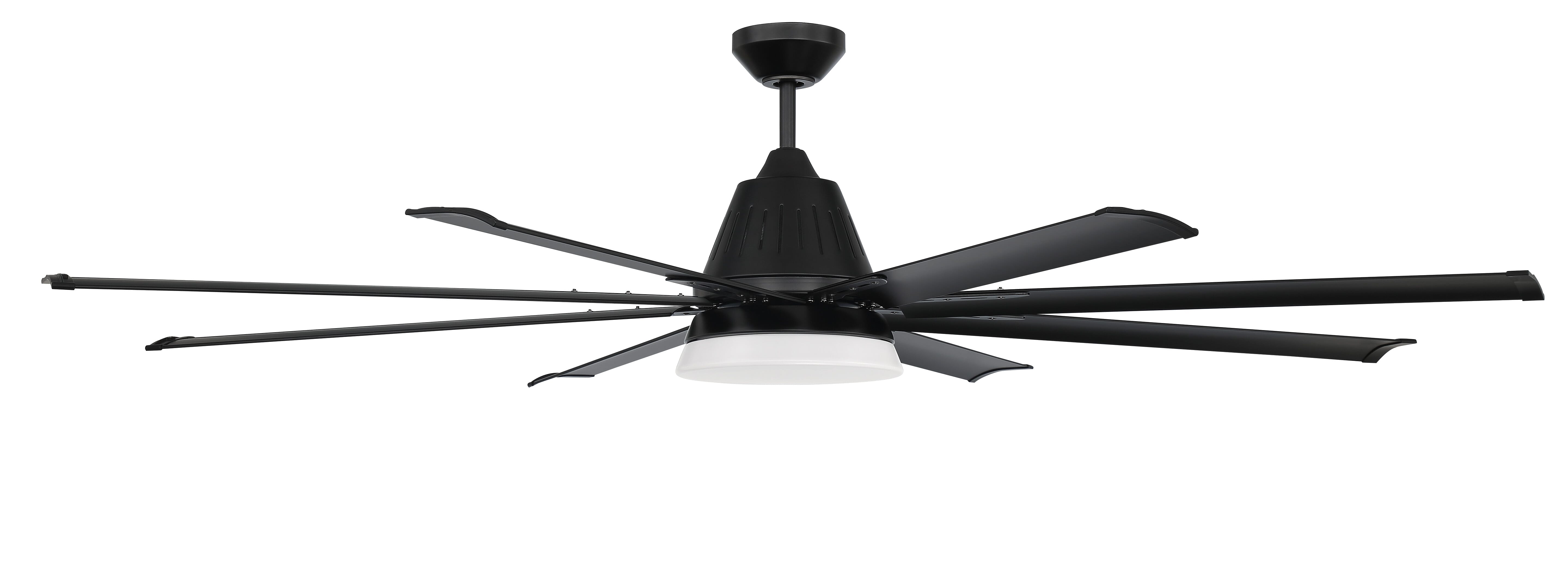 Craftmade Wingtip Indoor Ceiling Fan in Flat Black