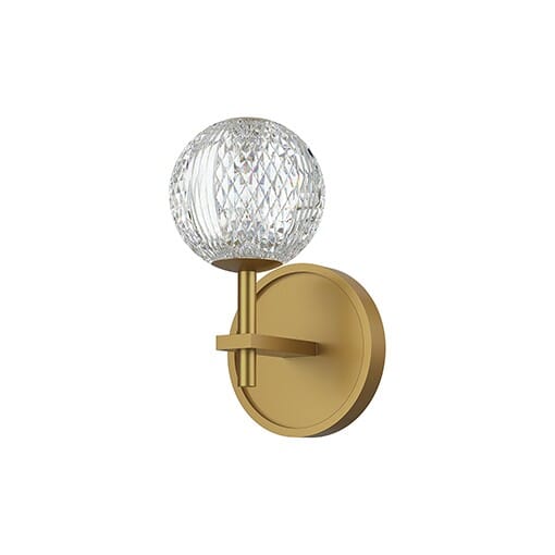 Alora Marni Bathroom Vanity Light in Natural Brass