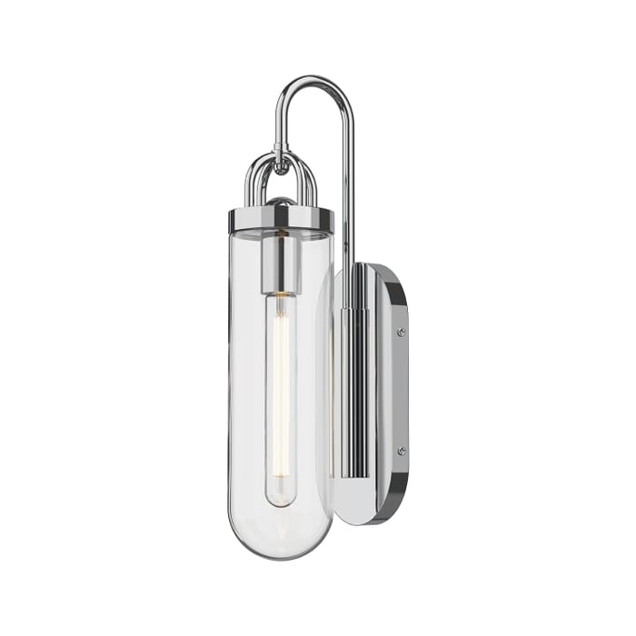 Lancaster 1-Light Wall Sconce in Chrome Lancaster 1-Light Wall Sconce in Chrome