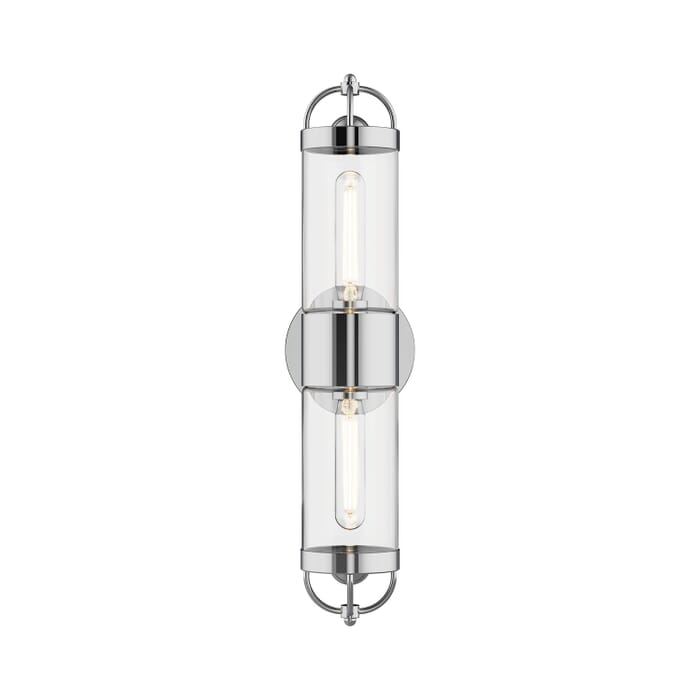 Lancaster 2-Light Wall Sconce in Chrome Lancaster 2-Light Wall Sconce in Chrome