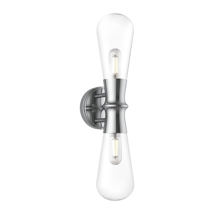Bulbul Mercel2 Marcel Two Light Wall Sconce by Alora at LightsOnline.com