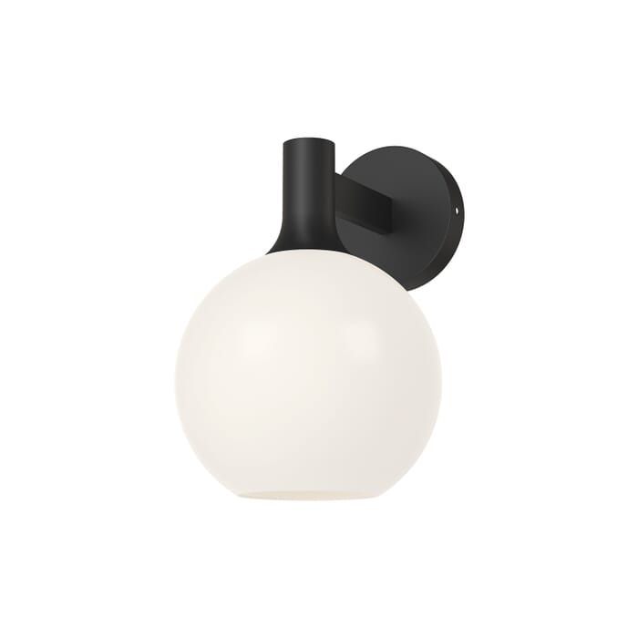 Castilla 1-Light Bathroom Vanity Light in Matte Black with Opal Glass Castilla 1-Light Bathroom Vanity Light in Matte Black with Opal Glass