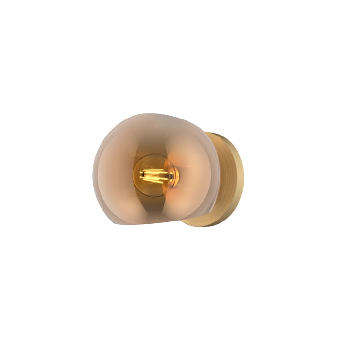 Willow 1-Light Bathroom Vanity Light in Brushed Gold Willow 1-Light Bathroom Vanity Light in Brushed Gold