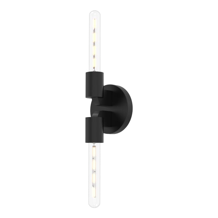 Claire 2-Light Wall Sconce in Matte Black Claire 2-Light Wall Sconce in Matte Black