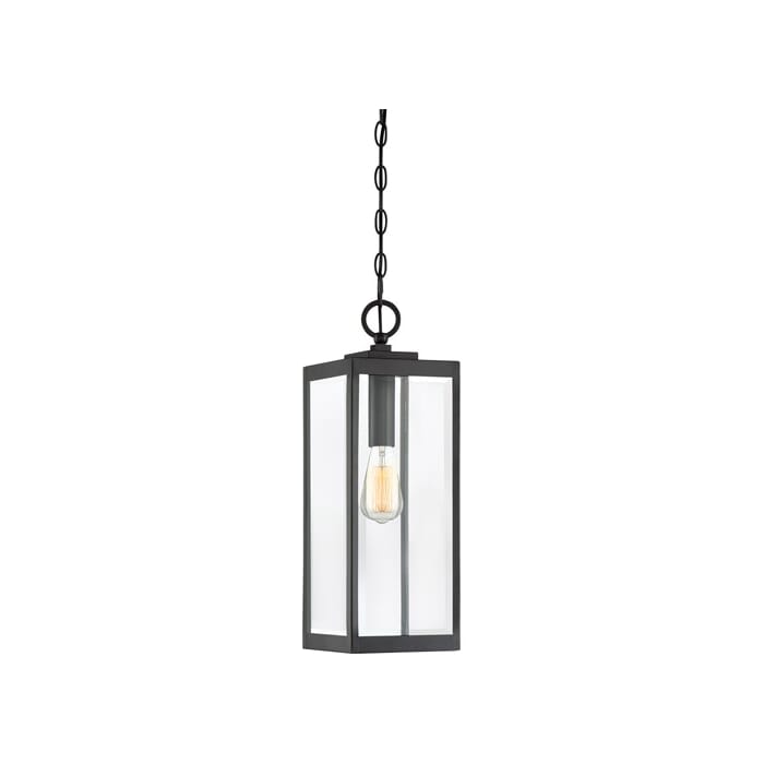 Quoizel Westover Pendant Light in Earth Black Quoizel Westover Pendant Light in Earth Black